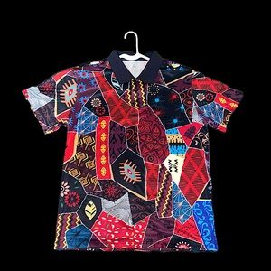 Beautiful 70/80s style shirt by SR Speed Run brand, new with tags